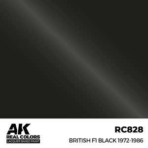 AK Interactive RC828 Real Colors British F1 Black 1972-1986 Paint 17ml - A-Z Toy Hobby