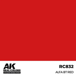 AK Interactive RC832 Real Colors Alfa BT Red Paint 17ml - A-Z Toy Hobby