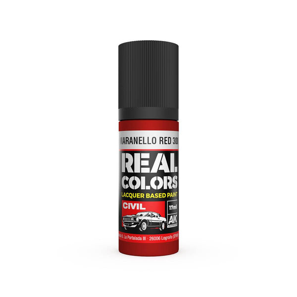 AK Interactive RC834 Real Colors Maranello Red 300 Paint 17ml