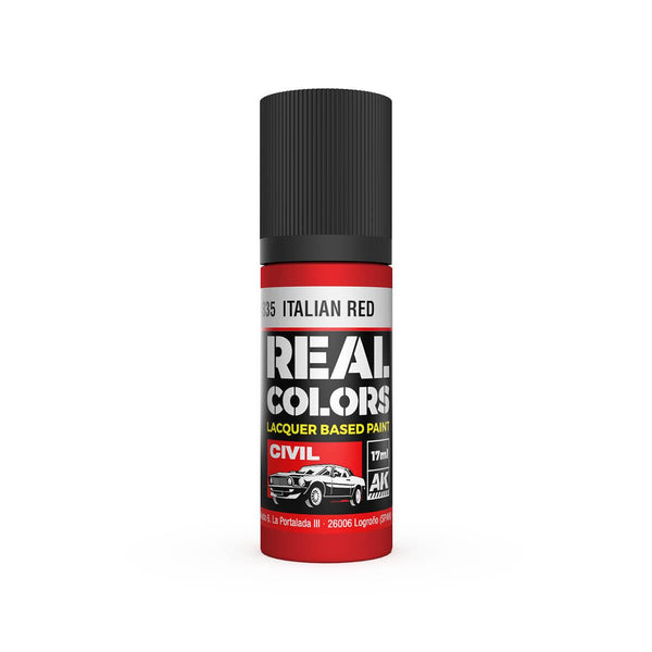 AK Interactive RC835 Real Colors Italian Red Paint 17ml