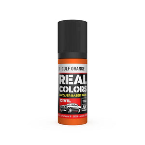 AK Interactive RC839 Real Colors Gulf Orange Paint 17ml - A-Z Toy Hobby