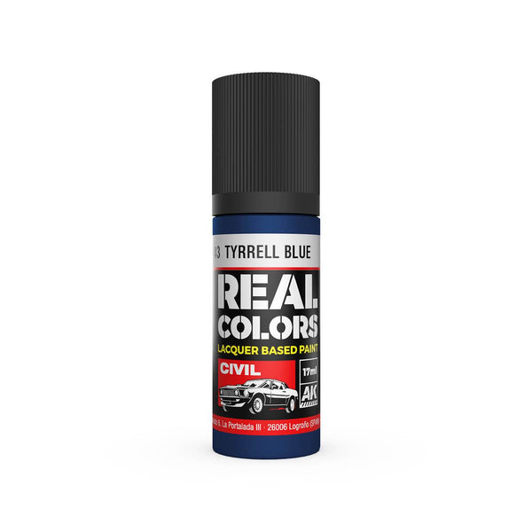 AK Interactive RC843 Real Colors Tyrrell Blue Paint 17ml