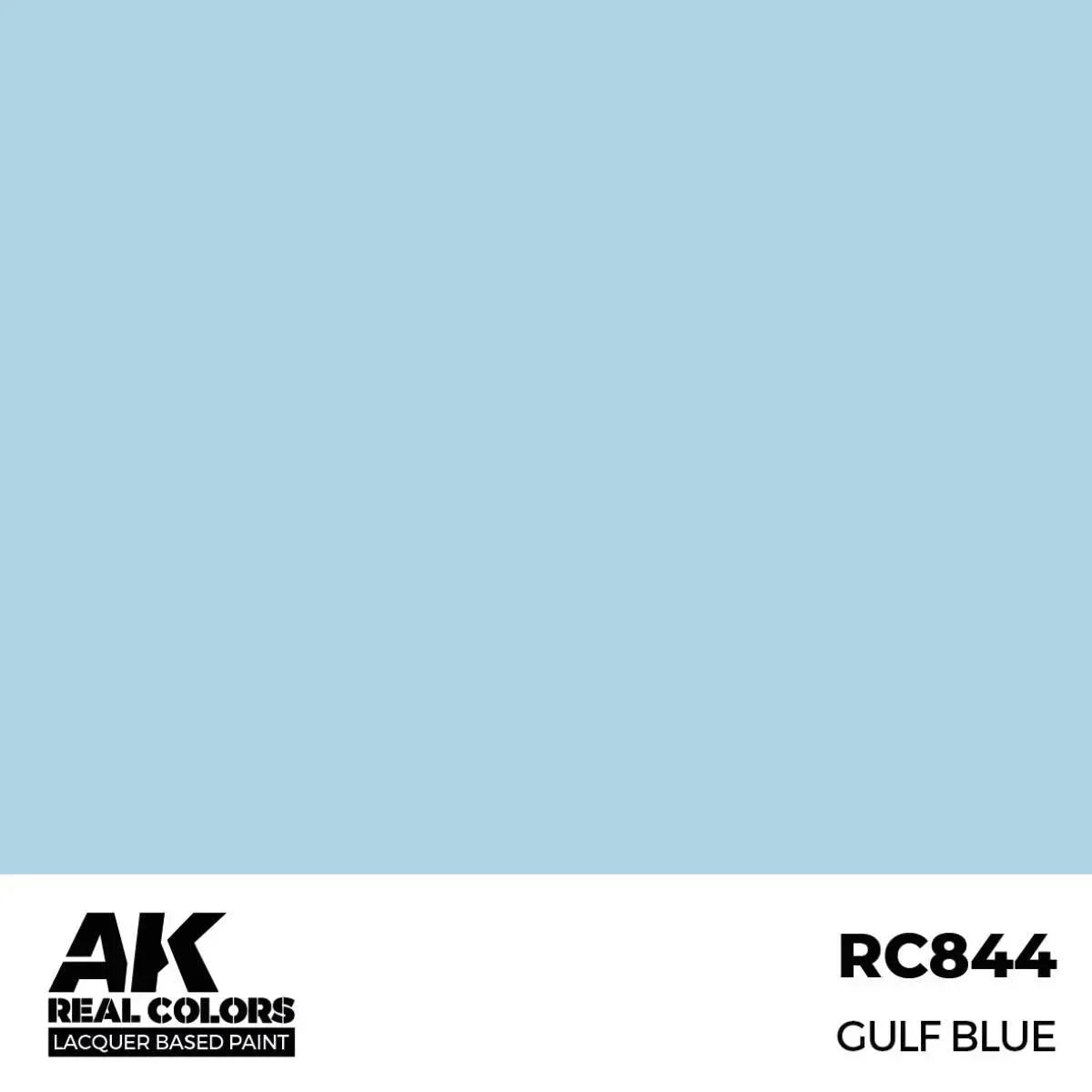 AK Interactive RC844 Real Colors Gulf Blue Paint 17ml - A-Z Toy Hobby
