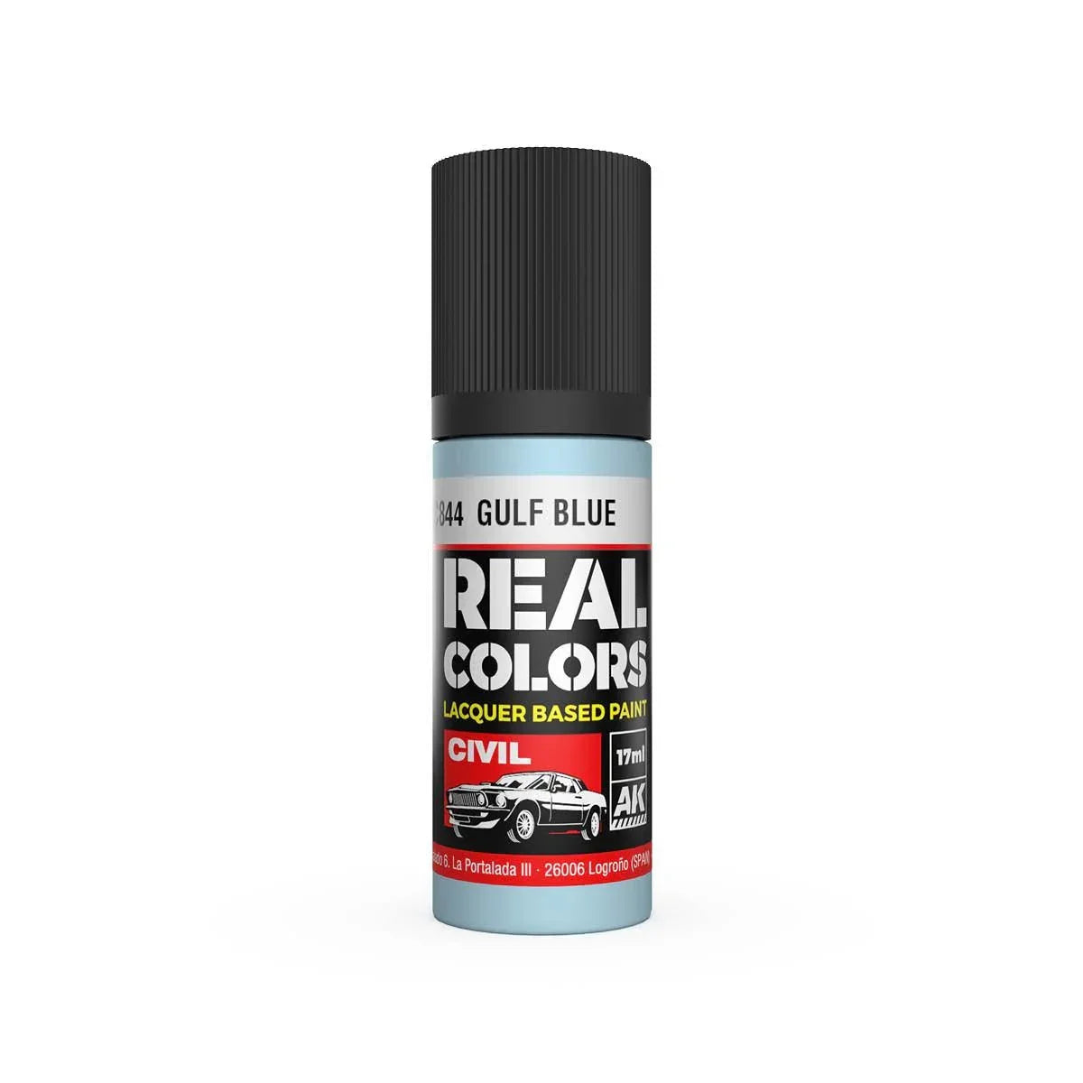 AK Interactive RC844 Real Colors Gulf Blue Paint 17ml - A-Z Toy Hobby