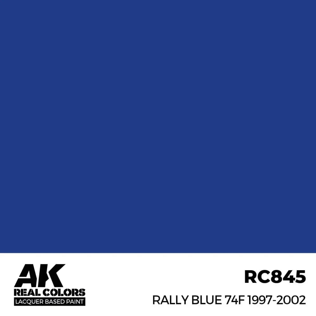 AK Interactive RC845 Real Colors Rally Blue 74F 1997-2002 Paint 17ml - A-Z Toy Hobby