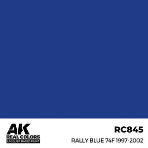 AK Interactive RC845 Real Colors Rally Blue 74F 1997-2002 Paint 17ml - A-Z Toy Hobby
