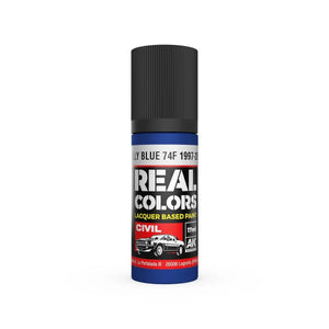 AK Interactive RC845 Real Colors Rally Blue 74F 1997-2002 Paint 17ml - A-Z Toy Hobby