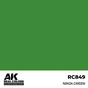 AK Interactive RC849 Real Colors Ninja Green Paint 17ml - A-Z Toy Hobby