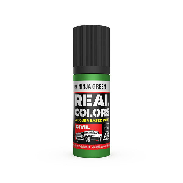 AK Interactive RC849 Real Colors Ninja Green Paint 17ml