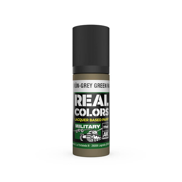 AK Interactive RC853 Real Colors Graugrün-Gray Green RAL 7008 Paint 17ml