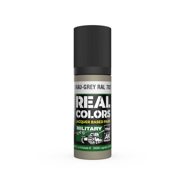 AK Interactive RC857 Real Colors Grau-Gray RAL 7027 Paint 17ml