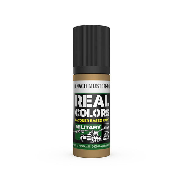 AK Interactive RC858 Real Colors Dunkelgelb Nach Muster Dark Yellow Paint 17ml