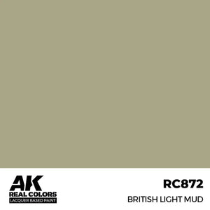 AK Interactive RC872 Real Colors British Light Mud Paint 17ml - A-Z Toy Hobby