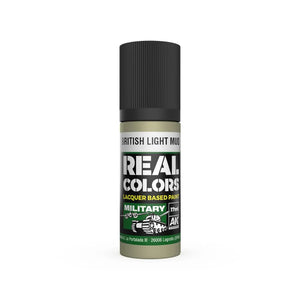 AK Interactive RC872 Real Colors British Light Mud Paint 17ml - A-Z Toy Hobby