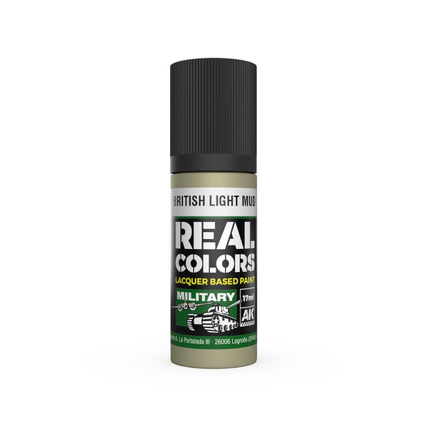 AK Interactive RC872 Real Colors British Light Mud Paint 17ml