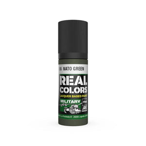 AK Interactive RC886 Real Colors NATO Green Paint 17ml - A-Z Toy Hobby