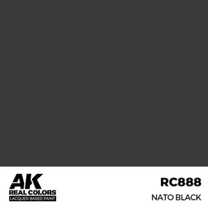 AK Interactive RC888 Real Colors NATO Black Paint 17ml - A-Z Toy Hobby