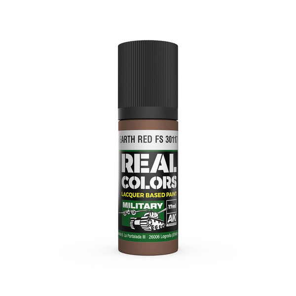 AK Interactive RC893 Real Colors Earth Red FS 30117 Paint 17ml