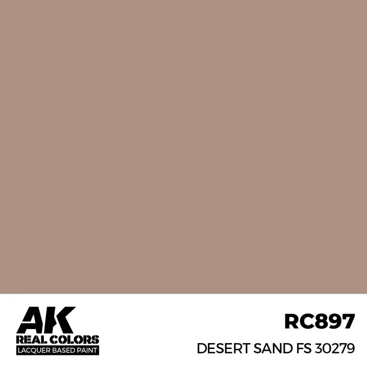 AK Interactive RC897 Real Colors Desert Sand FS 30279 Paint 17ml - A-Z Toy Hobby