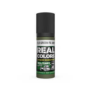 AK Interactive RC904 Real Colors Field Green FS 34097 Paint 17ml - A-Z Toy Hobby