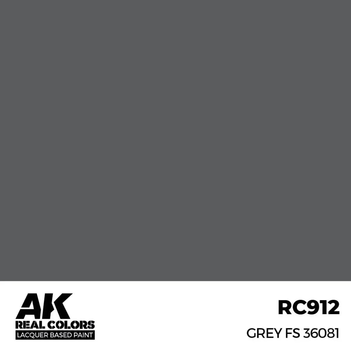 AK Interactive RC912 Real Colors Grey FS 36081 Paint 17ml - A-Z Toy Hobby
