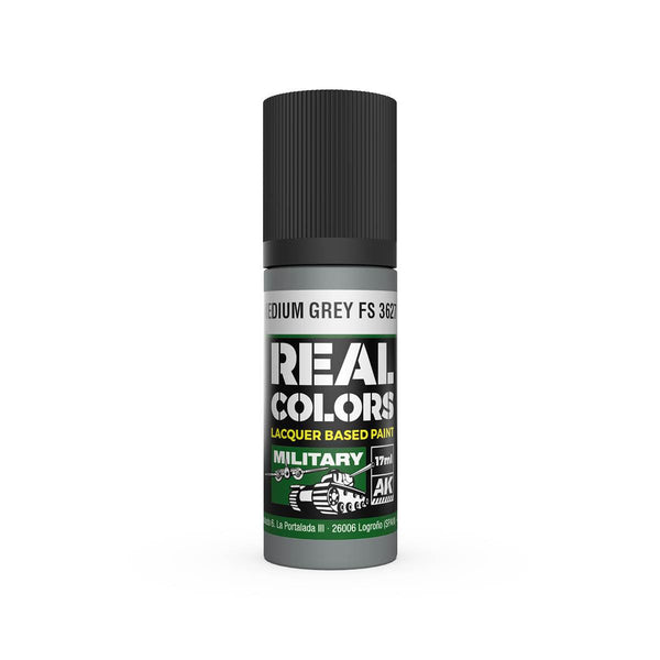 AK Interactive RC918 Real Colors Medium Grey FS 36270 Paint 17ml