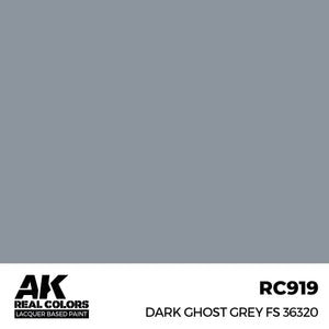 AK Interactive RC919 Real Colors Dark Ghost Grey FS 36320 Paint 17ml - A-Z Toy Hobby