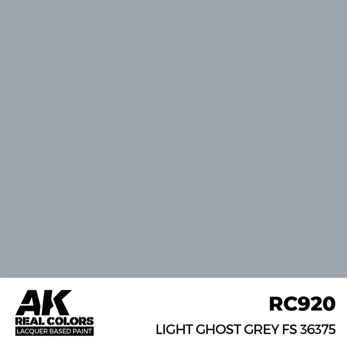 AK Interactive RC920 Real Colors Light Ghost Grey FS 36375 Paint 17ml - A-Z Toy Hobby