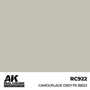 AK Interactive RC922 Real Colors Camouflage Grey FS 36622 Paint 17ml - A-Z Toy Hobby
