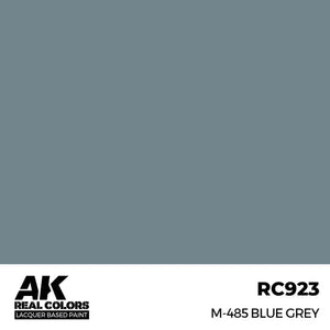 AK Interactive RC923 Real Colors M-485 Blue Grey Paint 17ml - A-Z Toy Hobby