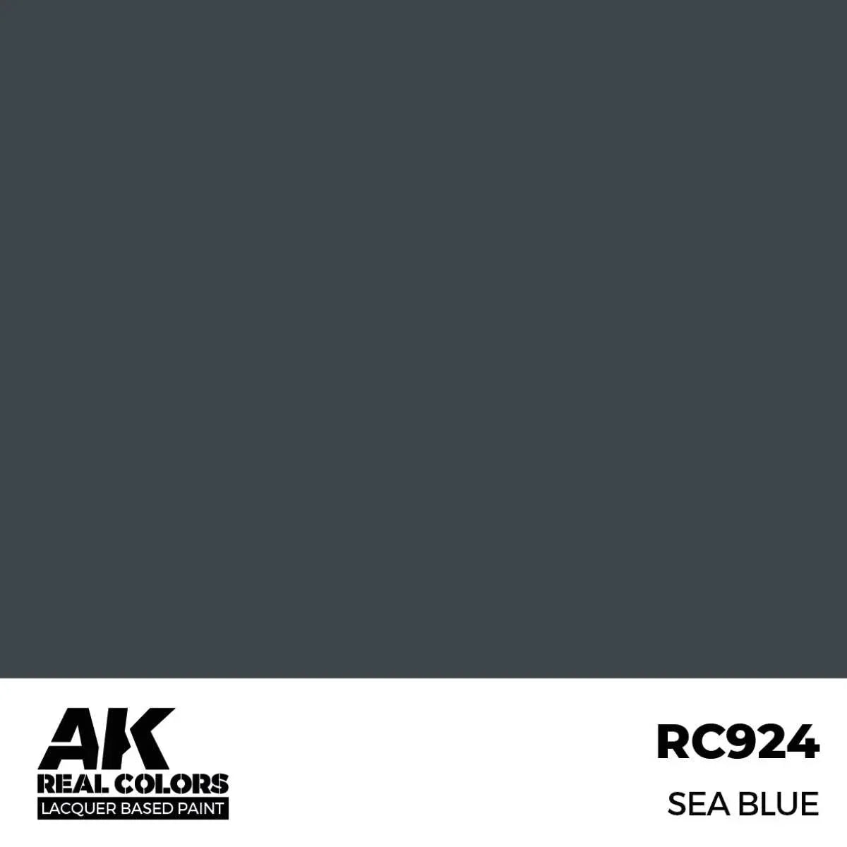 AK Interactive RC924 Real Colors Sea Blue Paint 17ml - A-Z Toy Hobby