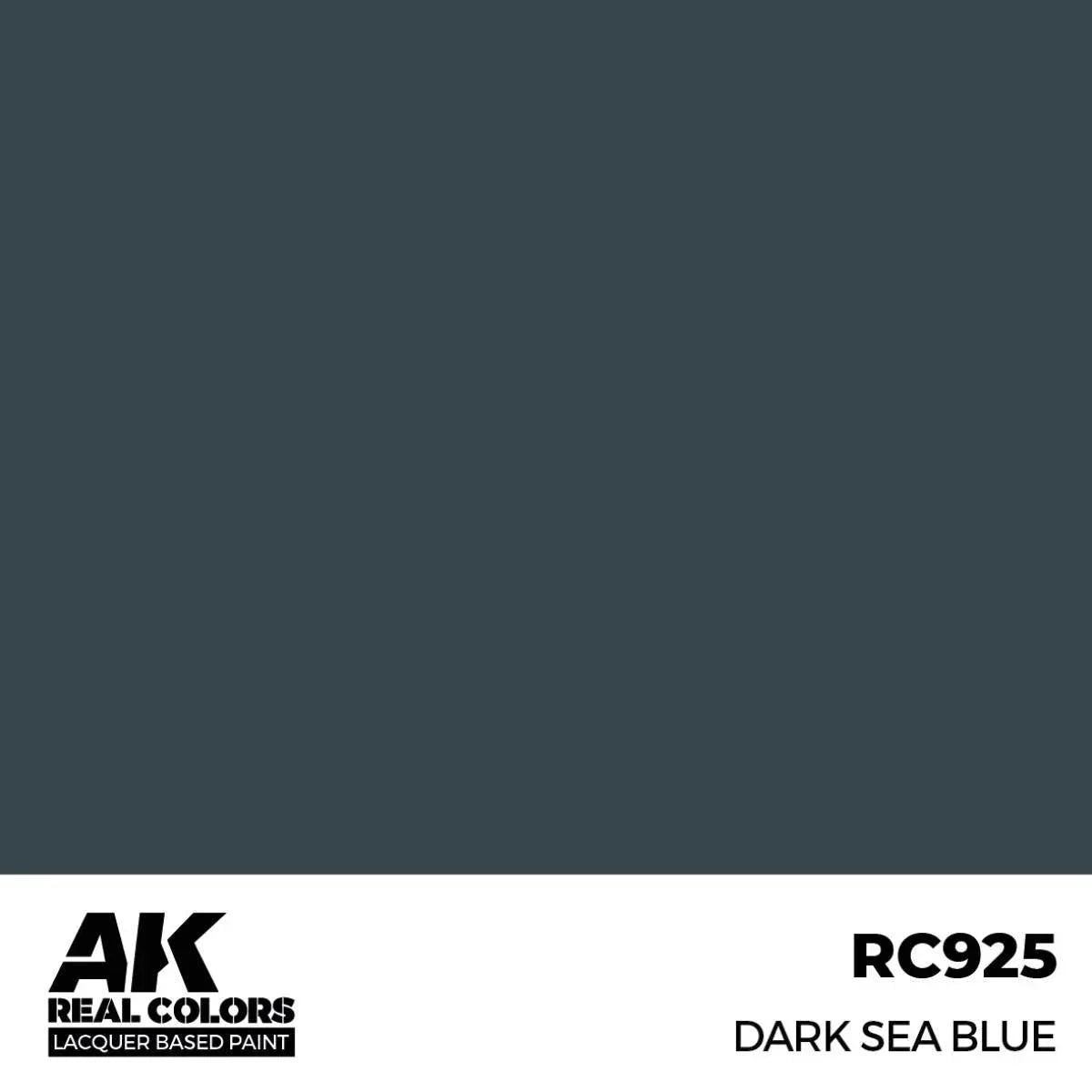 AK Interactive RC925 Real Colors Dark Sea Blue Paint 17ml - A-Z Toy Hobby