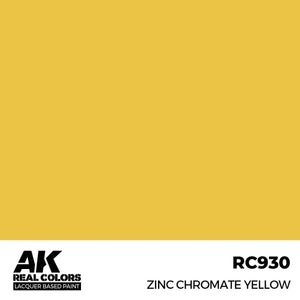 AK Interactive RC930 Real Colors Zinc Chromate Yellow Paint 17ml - A-Z Toy Hobby