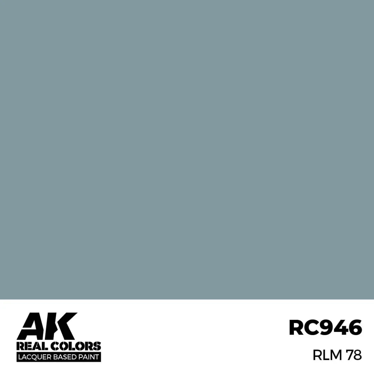 AK Interactive RC946 Real Colors RLM 78 Paint 17ml - A-Z Toy Hobby