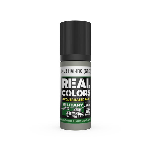 AK Interactive RC952 Real Colors IJN J3 Hai-Iro (Grey) Paint 17ml