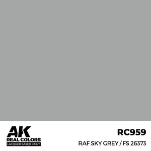 AK Interactive RC959 Real Colors RAF Sky Grey / FS 26373 Paint 17ml - A-Z Toy Hobby