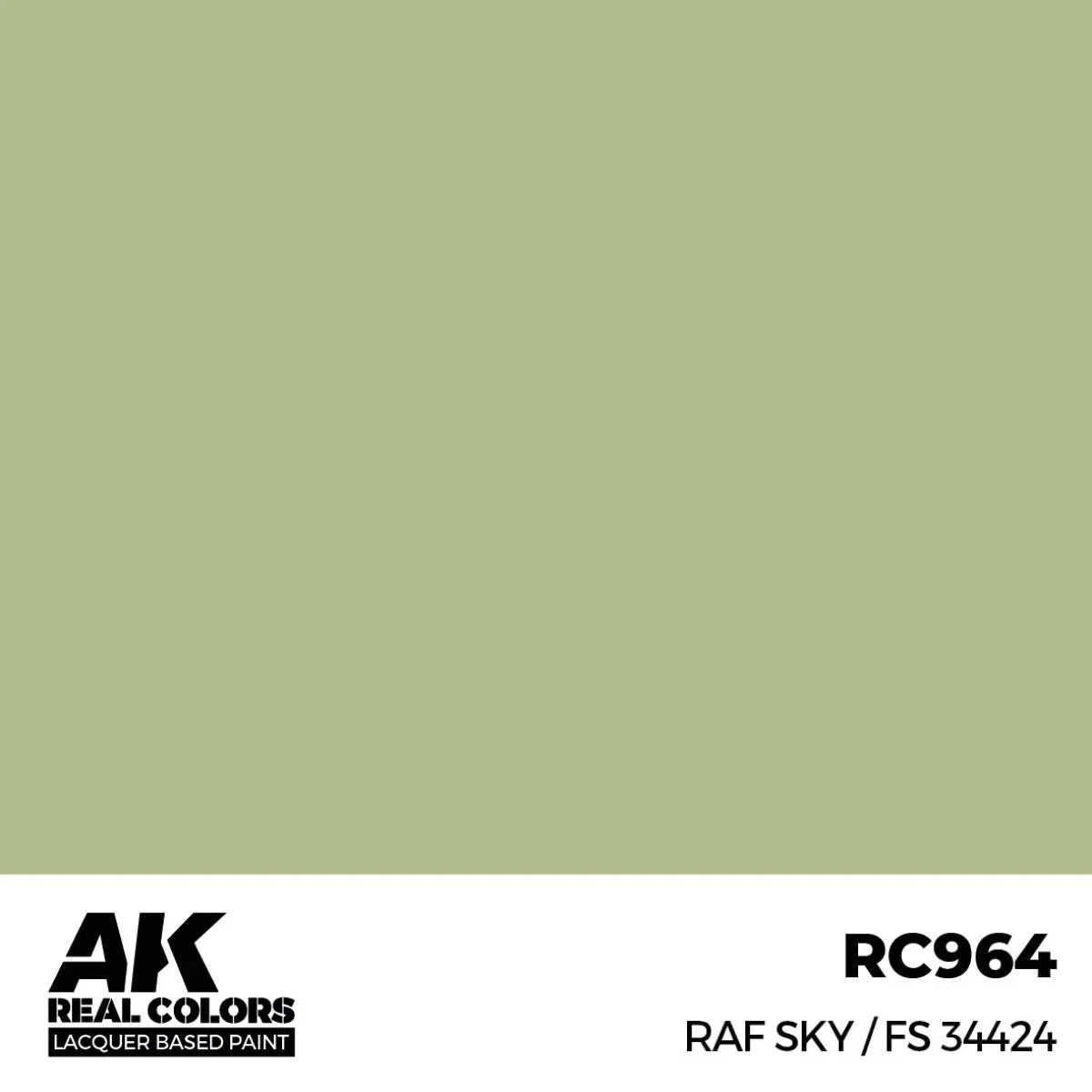 AK Interactive RC964 Real Colors RAF Sky / FS 34424 Paint 17ml - A-Z Toy Hobby
