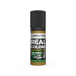 AK Interactive RC966 Real Colors RAF Middle Stone Paint 17ml - A-Z Toy Hobby