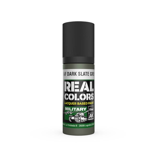 AK Interactive RC968 Real Colors RAF Dark Slate Grey Paint 17ml