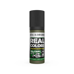AK Interactive RC975 Real Colors AMT-4 / A-24m Green Paint 17ml - A-Z Toy Hobby