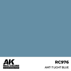 AK Interactive RC976 Real Colors AMT-7 Light Blue Paint 17ml - A-Z Toy Hobby