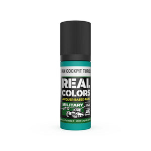 AK Interactive RC980 Real Colors Russian Cockpit Turquoise Paint 17ml - A-Z Toy Hobby