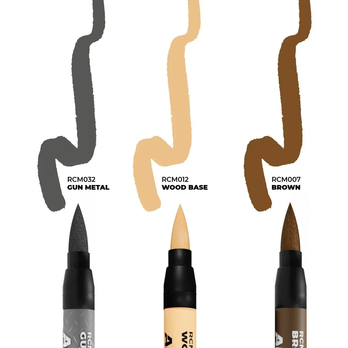 AK Interactive RCM101 RC Markers Set - Tools (3pcs) - A-Z Toy Hobby