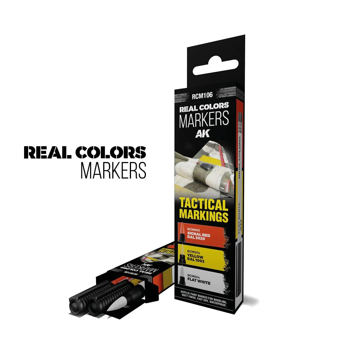 AK Interactive RCM106 RC Markers Set - Tactical Markings (3pcs) - A-Z Toy Hobby