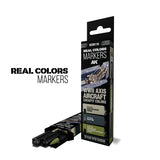 AK Interactive RCM110 RC Markers Set - WWII Axis Aircraft Cockpit Colors (3pcs) - A-Z Toy Hobby