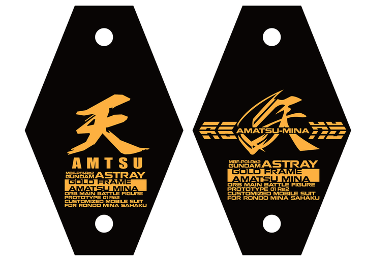 Delpi Gold Metal Sticker For RG Astray Gold Frame Amatsu Mina - A-Z Toy Hobby