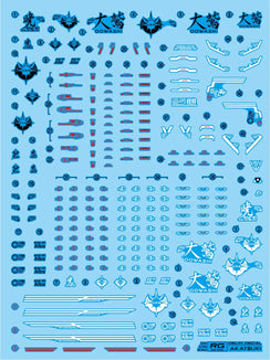 Delpi Water Holo Decal For RG Akatsuki - A-Z Toy Hobby