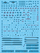 Delpi Water Decal For RG Wing Zero - A-Z Toy Hobby