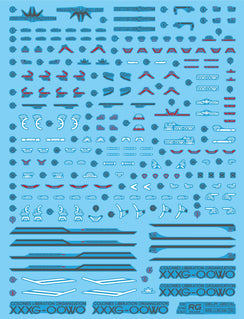 Delpi Water Decal For RG Wing Zero - A-Z Toy Hobby