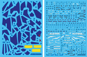 Delpi Water Decal For RG Zeta Limited Color Ver. - A-Z Toy Hobby
